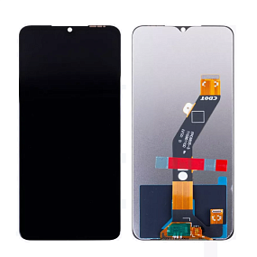 Дисплей для телефона Itel A60s (A662LM) в сборе с тачскрином Черный